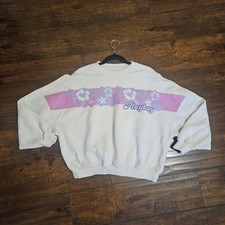 Pacsun Playboy Slouchy Crop Sweatshirt Sz Xs J