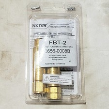 Victor Flame Buster FBT-2 Flashback Arrestor Set Torch Oxygen Fuel Check Valve
