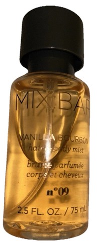 Mix Bar Vanilla Bourbon Hair & Body Mist Perfume No O9 2.5 oz