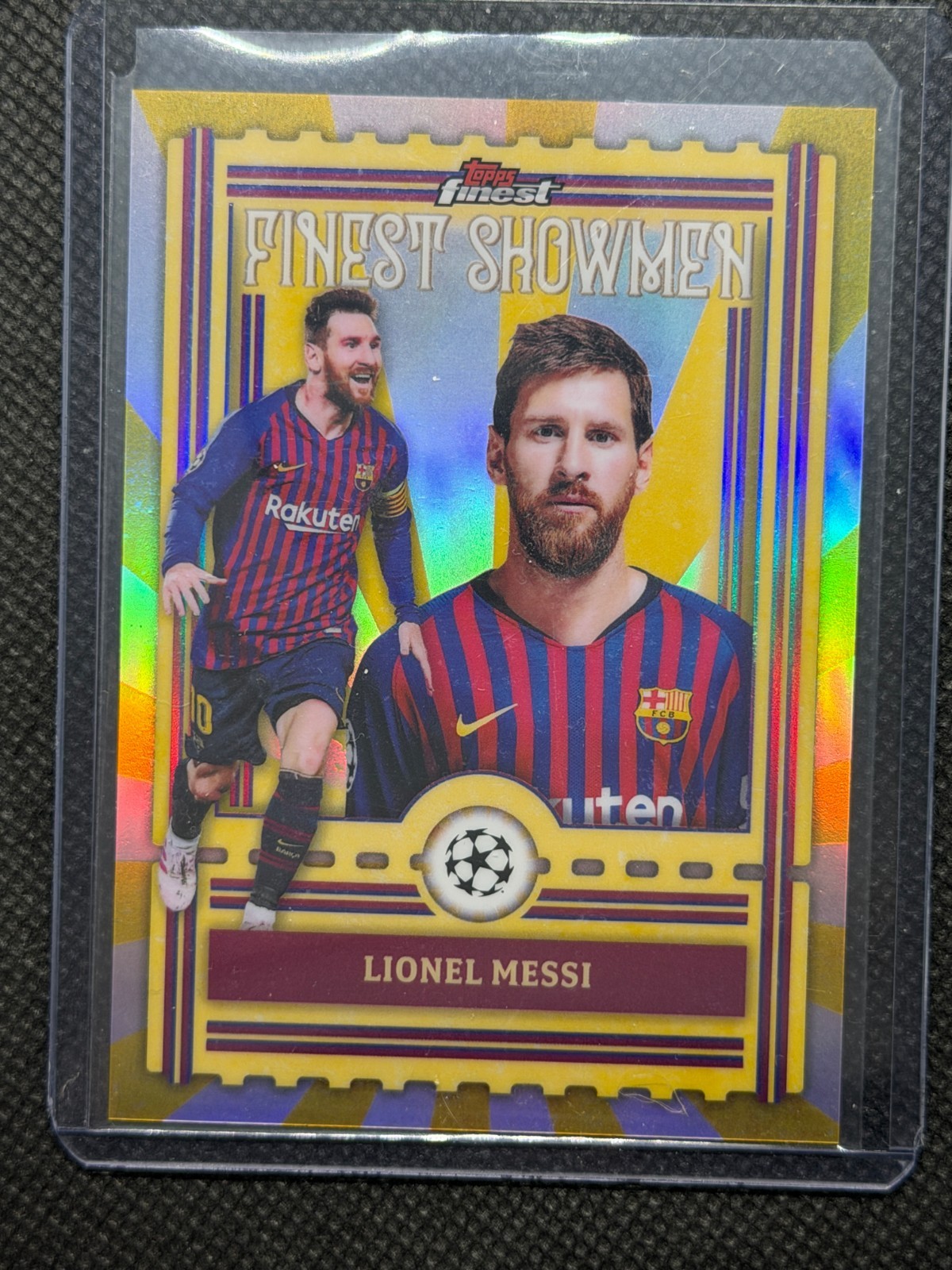 Topps Finest Lionel Messi FC Barcelona Finest Showmen FS-19