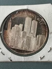 1 troy oz .999 Silver Round REMEMBER 9-11-2001 September Sep 11 Coin Toned