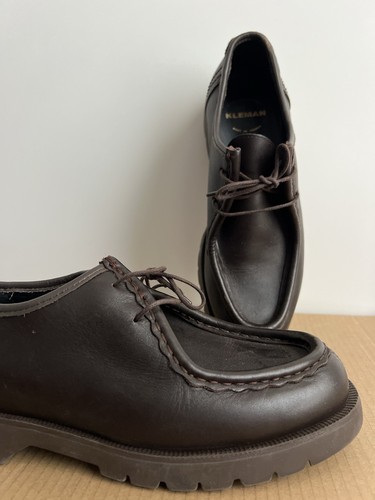 Kleman Padror Brown Leather Men’s Shoes EU Size 42 UK Size UK 8 Ex Display - Picture 3 of 7