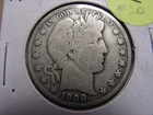 1908 - O Barber Half Dollar. Free Shipping