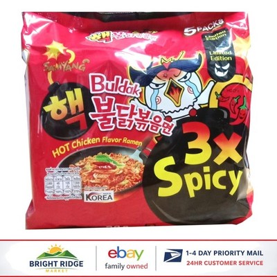 Instant Ramen Noodles with Buldak Spicy Chicken Flavor, 25.4 Ounce Packet