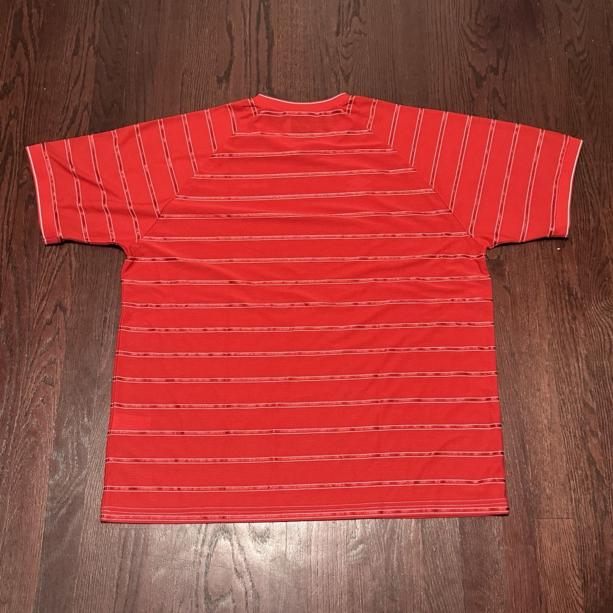 Supreme Umbro Stripe Soccer Jersey Size XL Red (SS25) Brand New | eBay