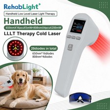 Rechargeable LLLt Cold Laser Therapy 880mW Dog Hip Pain  Human Muscle Stiffness