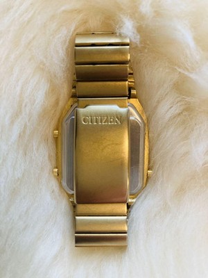 Citizen Ana-Digi Temp 8988 Gold Vintage Watch Collectible | eBay
