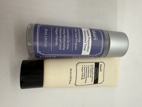 Klairs Skincare Trial Kit Set: Detergente Viso Nero Delicato 20 ml e Toner 30 ml - Foto 2 di 12