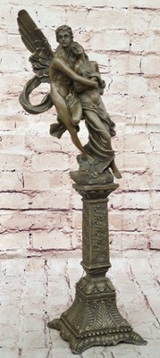 BRONZE STATUE OF CUPID EROS GREEK MYTHOLOGY SCULPTURE FIGURE CARVING SCULPTING