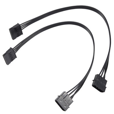  IDE 4 Pin Stecker auf 15 Pin Buchse  Strom Konverter Adapter Kabel Fe3196
