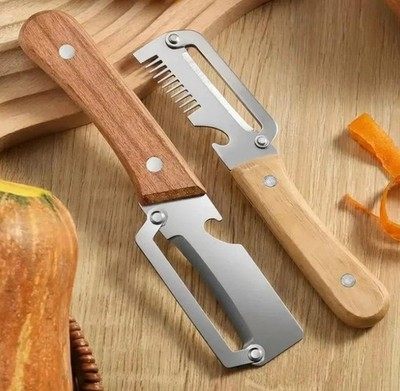 2Pack - Zero Snag Holzschäler,multifunktionaler Gemüseschäler für die Küche