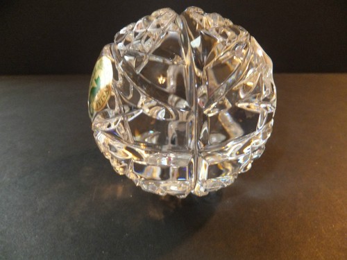 Fermacarte basket Waterford Crystal nuovo con scatola made in Ireland imballato con etichetta - Foto 5 di 6