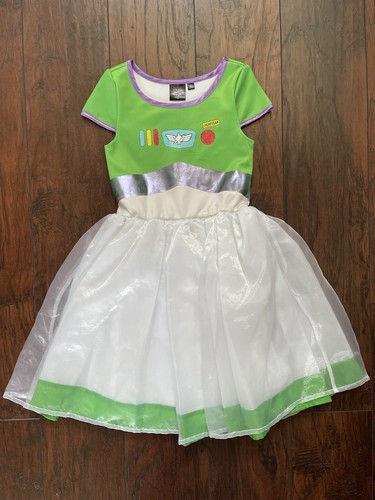 Disney Pixar BUZZ LIGHTYEAR Toy Story Costume Themed Dress Girl's Size 6/6X (S) - Picture 2 of 12