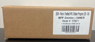 2024 Panini NFL Football Stickers Albums & Card Collection SEALED Display Case