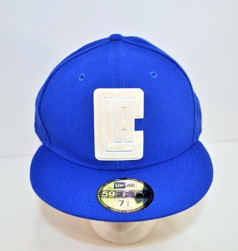 New Era Los Angeles Clippers Pieza Pulida 59FIFTY Sombrero Ajustado Talla 7 5/8 NUEVO RARO - Imagen 2 de 7