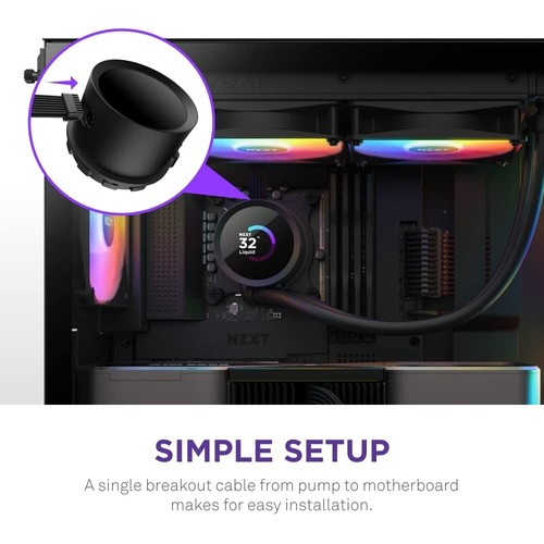 NZXT Kraken 360 RGB - 360mm AIO CPU Flüssigkeitskühler RL-KR360-B1 - Bild 6 von 7