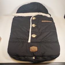 JJ Cole Bunting Bag Urban Black with Sherpa