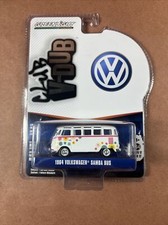 1964 VOLKSWAGEN TYPE 2  SAMBA BUS FLOWER POWER 1/64 BY GREENLIGHt