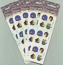 5 NEW Packs Ultimate Spider-Man Spiderman Scrapbook Stickers 