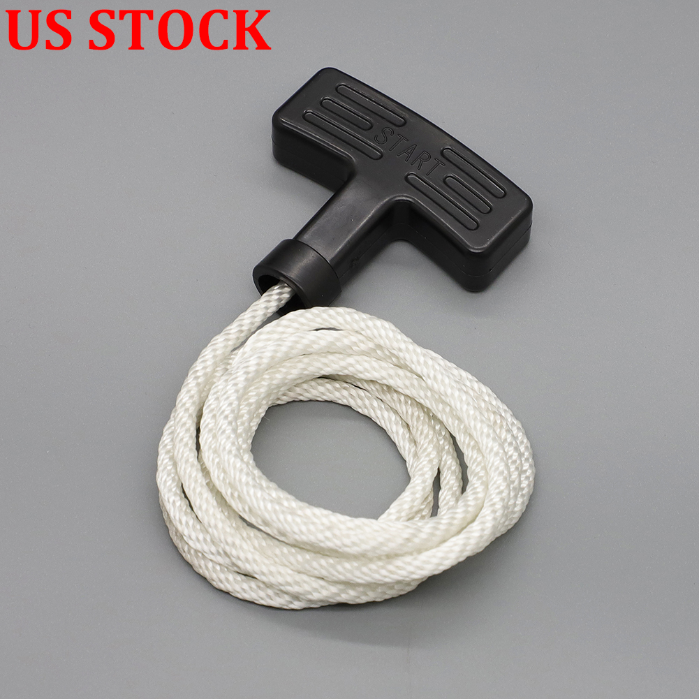 Pull Start Rope & Handle for Recoil Starter For Honda 1984-86