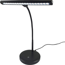 Extra Wide 18 LED Piano Music Lamp with Adapter for Reading Crafting