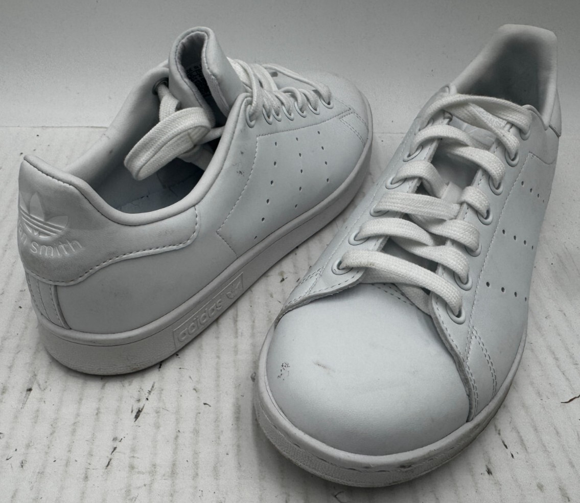 Adidas Stan Smith Women's Sneakers Size 8 White Leather Athletic Shoes Q47225
