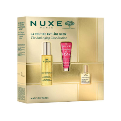 Nuxe The Anti-Age Glow Gift Box With 3 Products For Face And Body