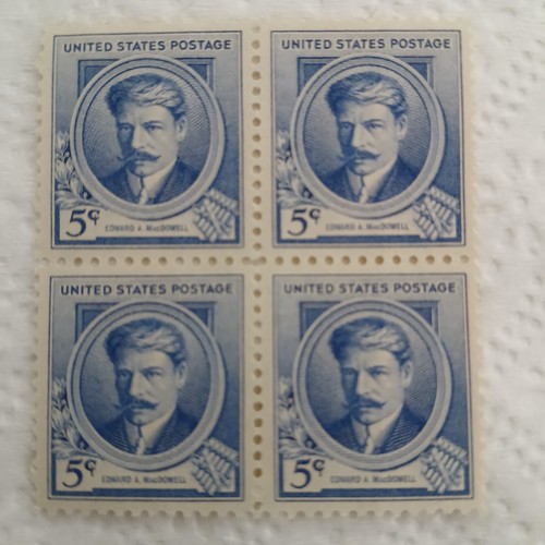 U.S - 1940 - SCOTT #882 - 5 CENTS - E.A. MCDOWELL - BLOCK OF 4 STAMPS - MNH