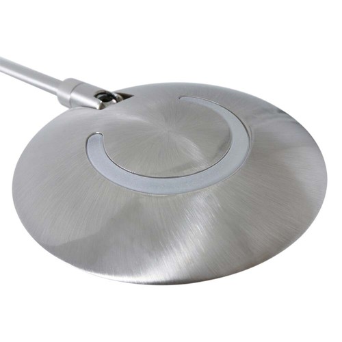 Wandlampe Wandleuchte Leselampe verstellbar LED Schlafzimmerlampe silber L 53 cm - Bild 5 von 12