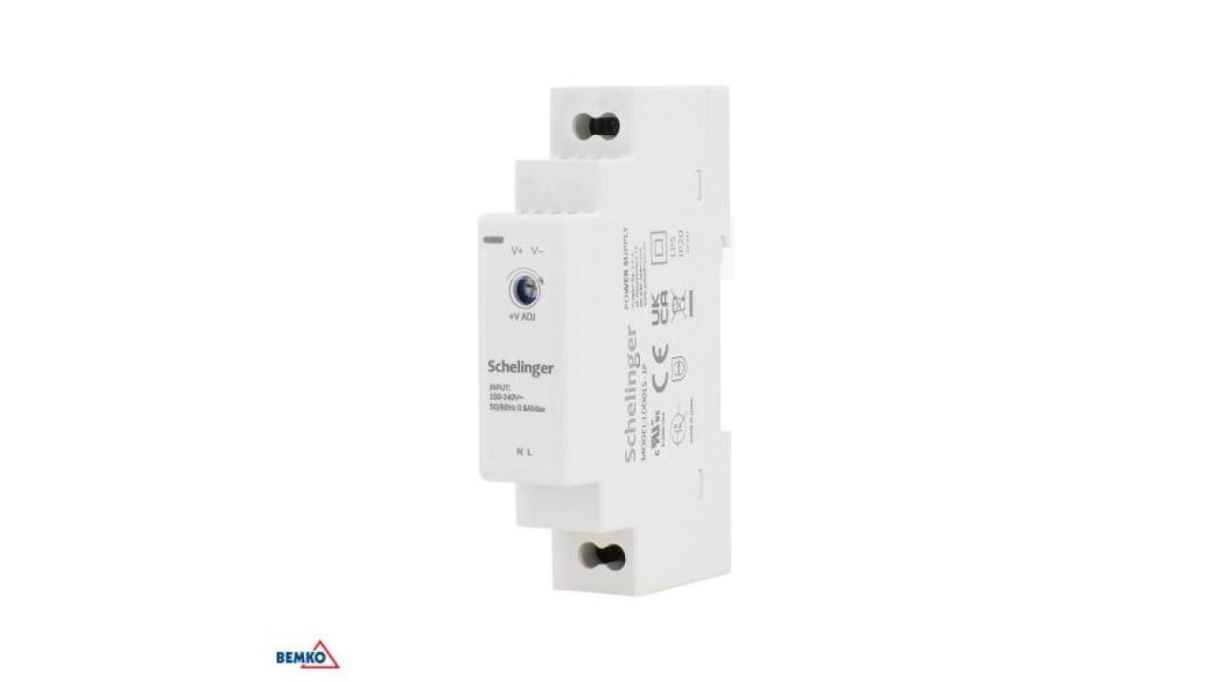 DIN rail power supply 24V 15W A21-LDD015-1P-24V /T2UK