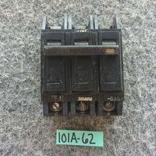 General Electric TQL32100 3 Pole 100 Amp Circuit Breaker OLD STYLE