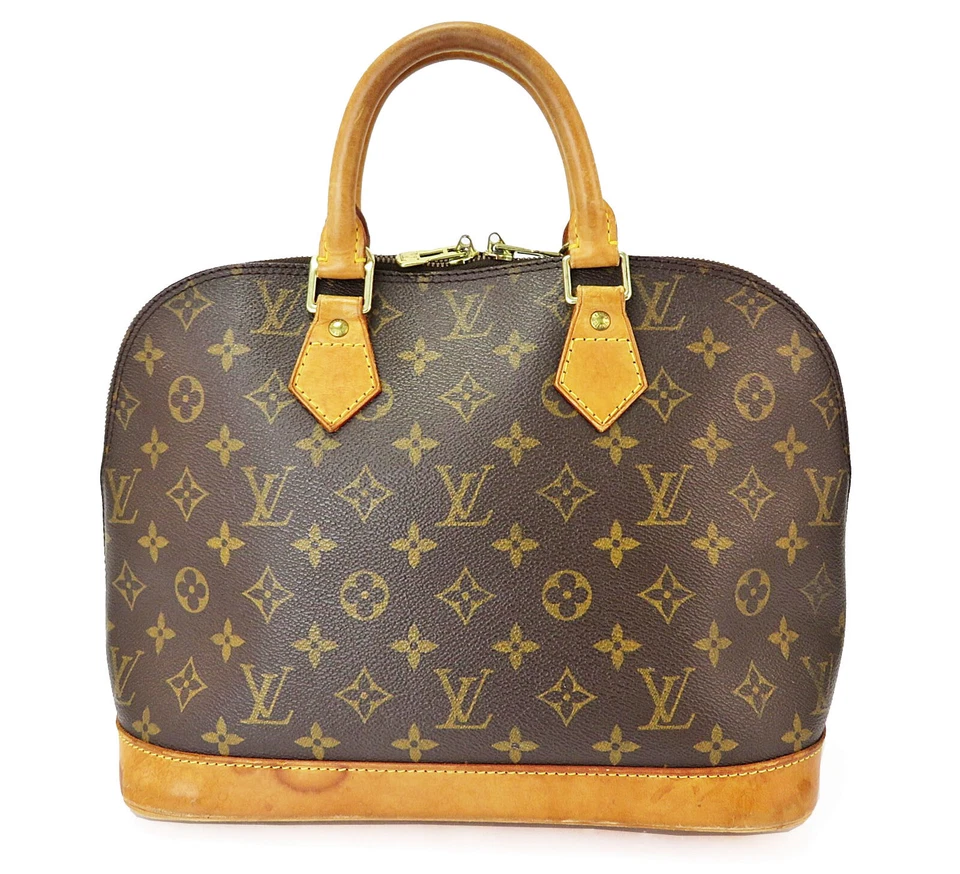 Auténtico bolso de mano Louis Vuitton Alma con monograma #60604 Foto 2 de 4