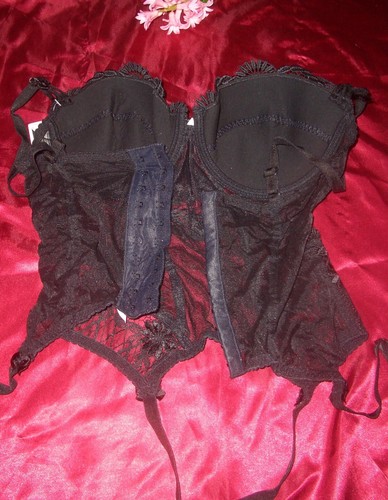 Kriss Line sexy Straps Torselett Strapscorsage 80C schwarz Spitze NEU (ST21) - Bild 7 von 7