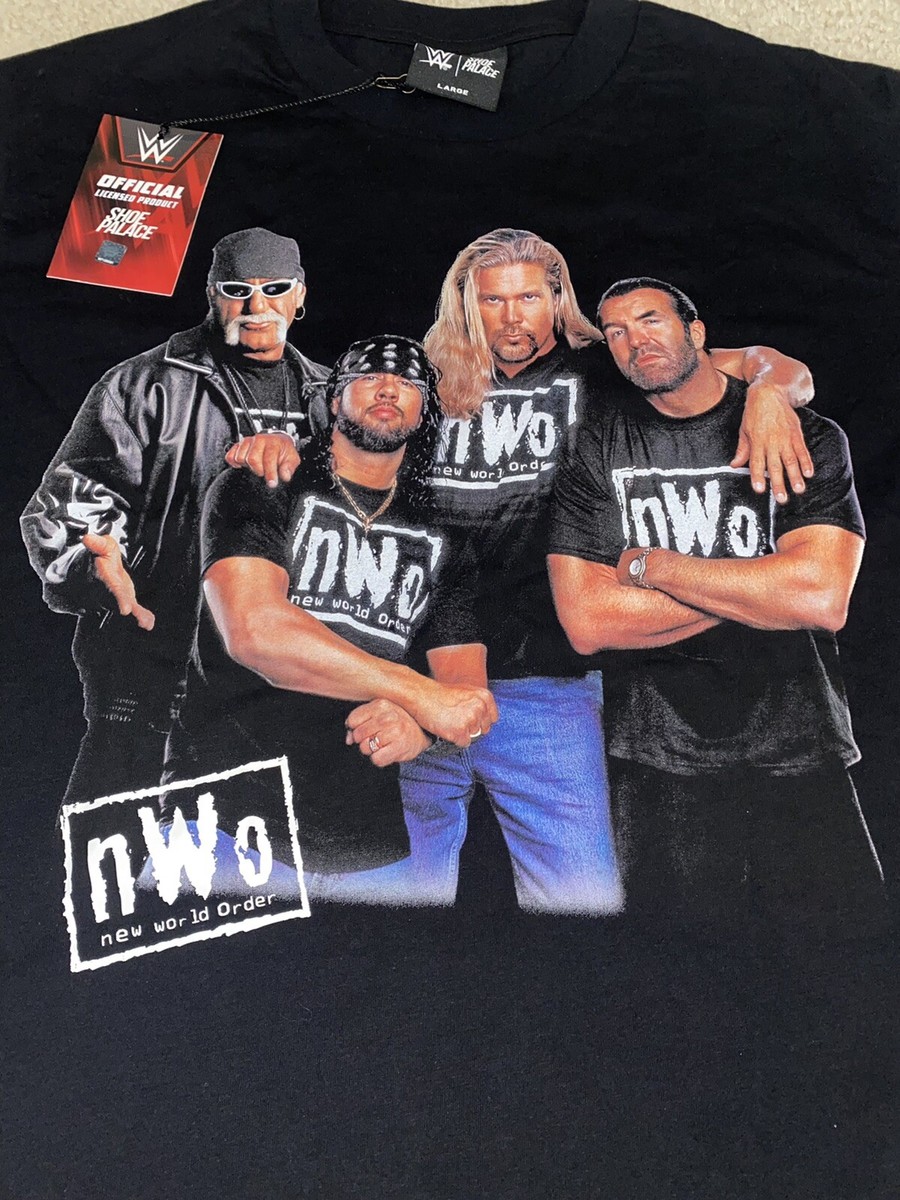 90s New World Order NWO Tシャツ プロレス Shoe Palace SP x WWE - New World Order / NWO Black/Gold T-Shirt
