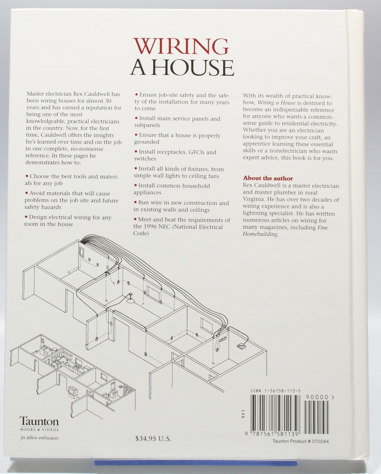 For Pros by Pros Ser. Wiring a House 5th Edition by Rex Cauldwell