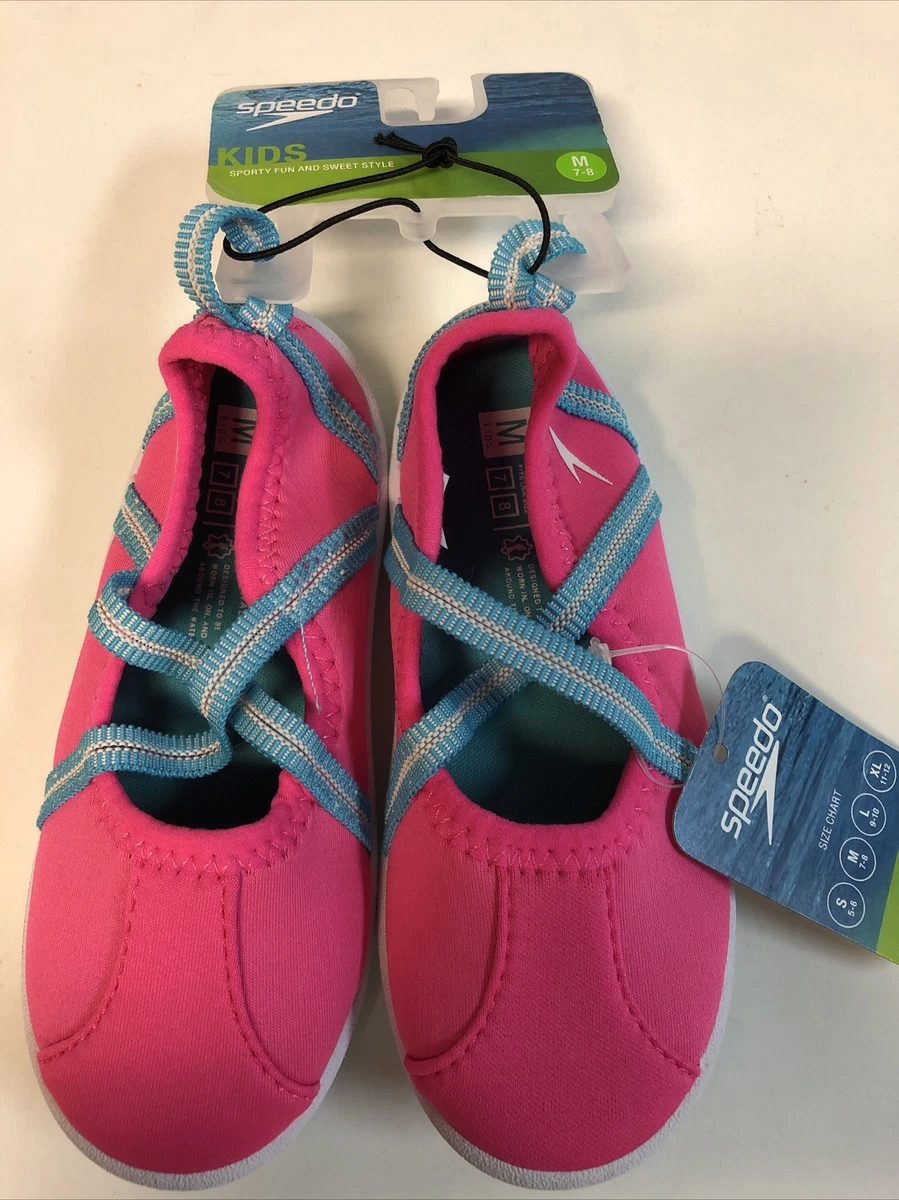 Speedo Toddler Girls Pink Taffy Mary Jane Sporty Water Shoes Size 7 8