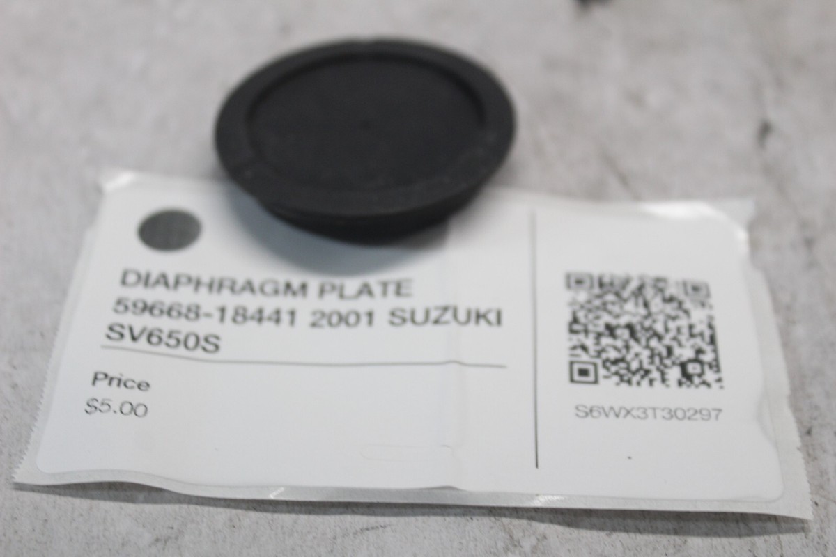 クッション DIAPHRAGM PLATE 59668-18441 2001 SUZUKI SV650S | eBay