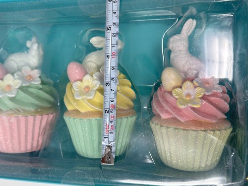 Set Ostern Faux Cupcakes, 3er Set Cupcakes, Osterdeko, NEU - Bild 11 von 27
