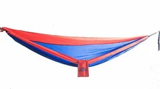 NEW Parachute Hiking, Camping, Outdoor Hammock by Goodman Gear Color: (Red/Blue)