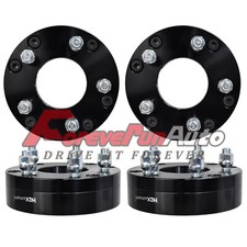 4x 6x5.5 To 5x5 Wheel Adapters 2 Inch Use 5 Lug Wheels On 6 Lug Trucks 14x1.5 4x 6x5.5 To 5x5 Wheel Adapters 2 Inch Use 5 Lug Wheels On 6 Lug Trucks 14x1.5