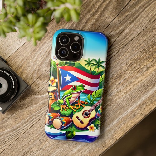 Vibrante Arte Puertorriqueño Magnético Resistente Estuches - Protectores Tropicales para Teléfono, Regalos - Imagen 2 de 133