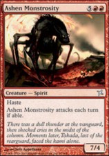 Ashen Monstrosity - Foil PL/MP, English MTG Betrayers of Kamigawa