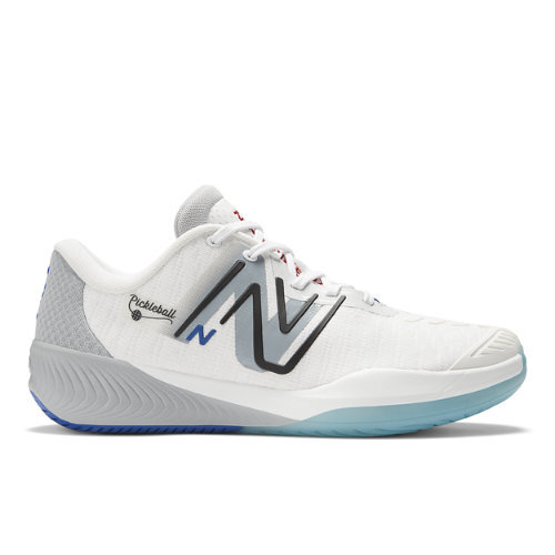 New Balance Mens FuelCell 996v5 Pickleball White/Grey/Blue Size 10 2E
