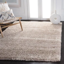SAFAVIEH Hudson Shag Collection SGH204A Ivory / Beige Rug