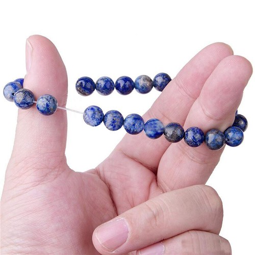 The Vampire Diaries: Elena Gilbert, Blue Lapis Lazuli Bead Expandable Bracelet - Picture 2 of 5