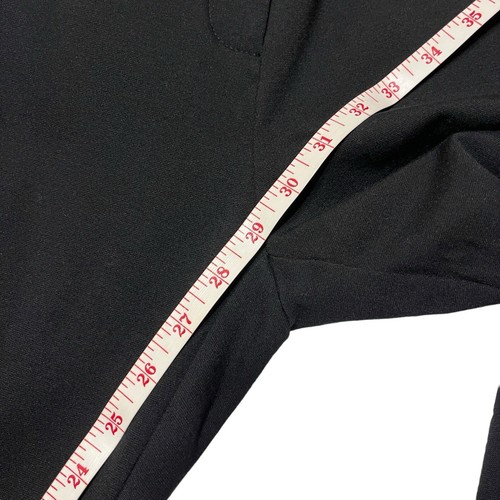 Eileen Fisher Straight Leg Pants Viscose Zip Small Leather Stripe Side Trim - Picture 13 of 13