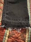 Niubia Women’s Dark Gray/Faded Black Skinny Stretch Frayed Hem Denim Jeans SZ 10 — photo 2