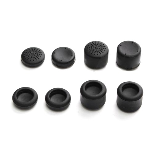 Joystick Cap Cover For Nintendo Switch Joy-Con Black Silicone Thumb Stick Grip - Foto 4 di 10
