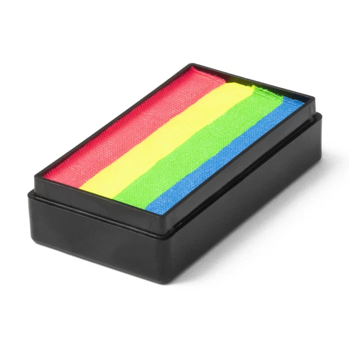 Rainbow Glow - Global Colours 25g UV One Stroke Magnetic BodyArt Special FX Cake
