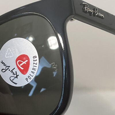 RAY-BAN RB4184 POLARIZED Sunglasses Black Frame-Green Lenses
